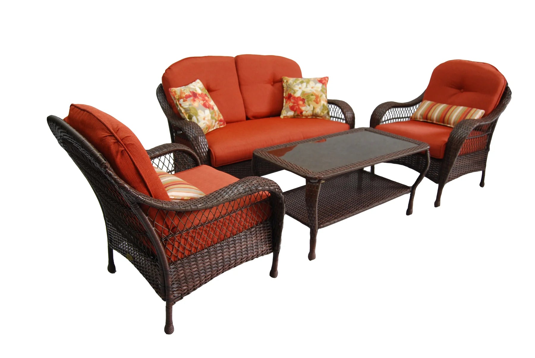 FURNIZY OUTDOOR SOFA SET 4 SEATER AND 1 CENTER TABLE