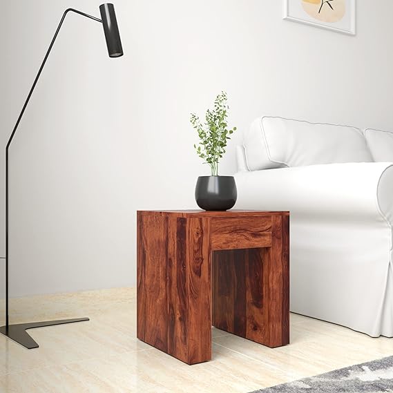 Sheesham Wood Vog Side Table with 1 Drawer