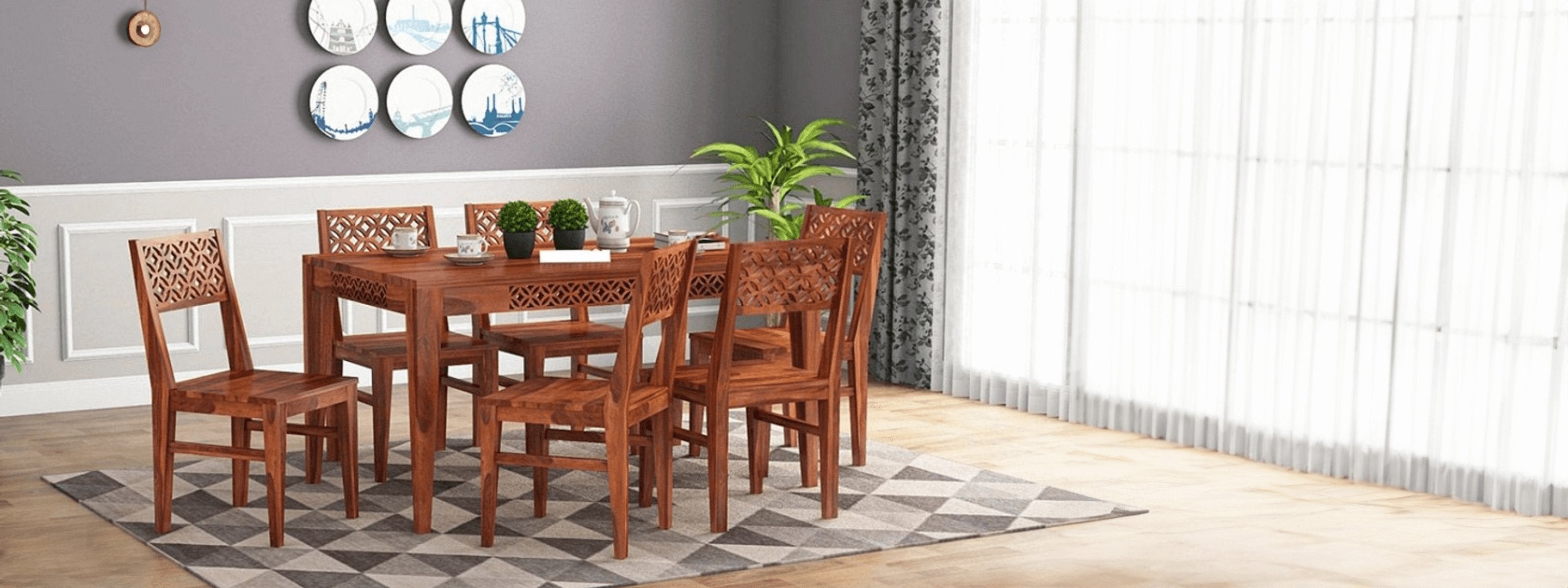 6 SEATER DINING SET