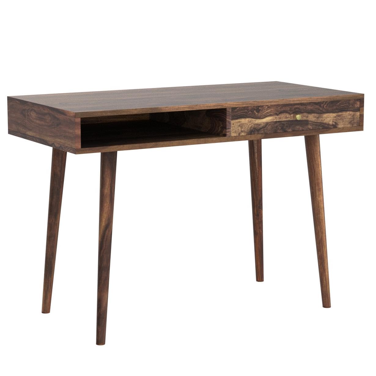 FURNIZY Ratoon Solid Sheesham Wood Desk