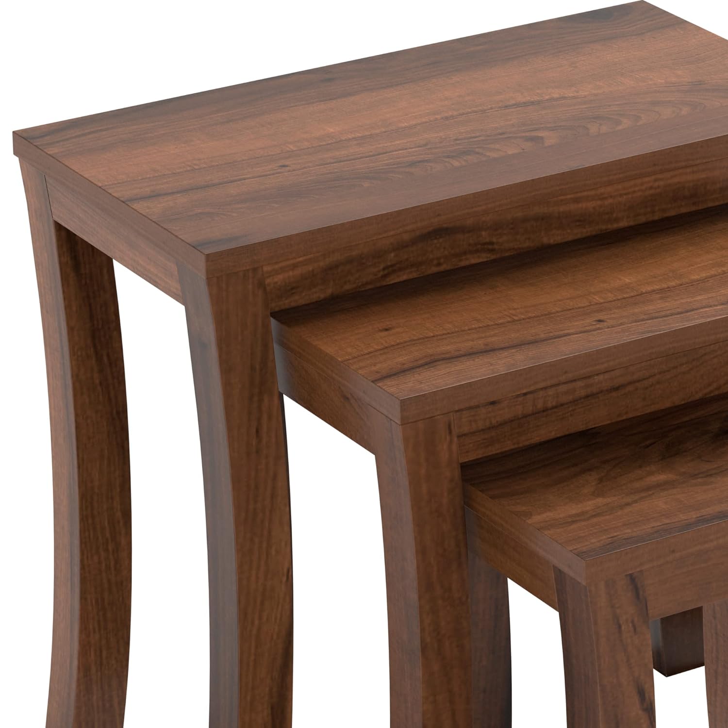 Sheesham Wood Adrea Nesting Tables Set of 3 Stools