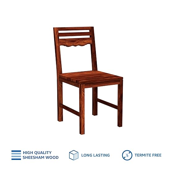 Mehraab Dining Chair (Solid Sheesham Wood) - Set of 2