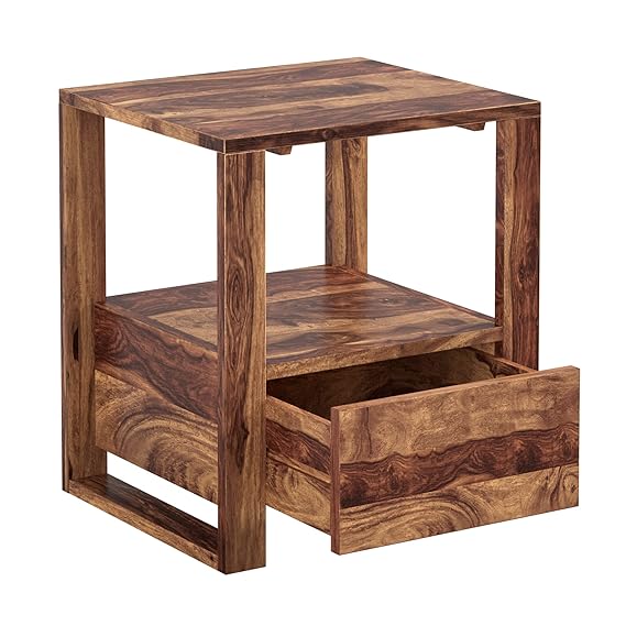 Cantio Bedside End Table with 1 Drawer