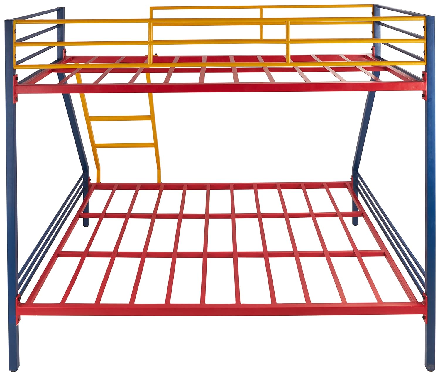 Metal Twin Over Full Bunk Bed with Trundle