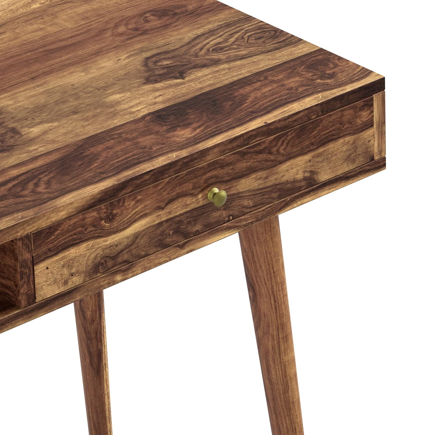 FURNIZY Ratoon Solid Sheesham Wood Desk